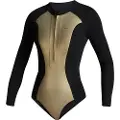 Mystic Sway Longarm Black Serie Korte Dameheldrakt Med Glidelås Foran