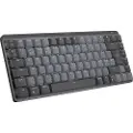 Logitech MX Mechanical Mini Minimalist Wireless Illuminated Performance Keyboard Graphite - Clicky - ND
