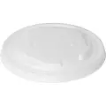 Duni Plastlåg Ø115 mm Bionedbrydelig CPLA Hvid til Bowle/Bæger,16 pk x 50 stk/krt