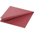 Duni - Serviett - Størrelse 24 x 24 cm - avhendbar - bordeaux (en pakke 250)