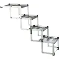 Trixie Foldetrinn, aluminium, B: 37 cm/H. opptil 70 cm/lengde: opptil 160