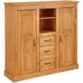 Loft 24 Loft24Highboard Selma 2 dører/3 skufferBrunSkapFra Homeroom