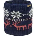 Cairn Mae, hals, junior, terracotta jacuard