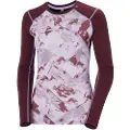 Helly Hansen Lifa Merino Midweight Graphic Crew, Dame, Hickory