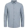 Jack & Jones Classic Melange Skjorte Med Lange Ermer