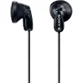 Sony MDR-E9LP - Hodetelefoner - ørepropp - kablet - 3,5 mm jakk - svart