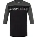 Super.natural Contrast 3/4-ermet T-skjorte