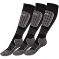 Accezzi Merino 20 Skisokker, 3 par, Black