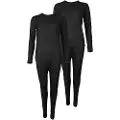 Accezzi Undertøy, Dame, Black, 2 sett