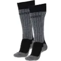 Accezzi Merino 80 Skisokker, 2 par, Black