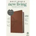 Tyndale House Publishers NLT Large Print Premium Value Thinline Bible, Filament