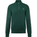 Gant for man. 8030170 Half-zip pullover Casual green (S), Cotton, Long sleeve