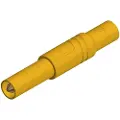 Sks Hirschmann LAS S G Sikkerhedslamelstik Stik, lige Stift-diameter: 4 mm Gul 1 stk