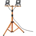 Ledvance LED spotlight LEDVANCE WORKLIGHT, 2 x 20 W, with stand, rotatable, 220-240 V, 4000 K, 3400 lm, IP65