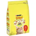 Friskies PURINA Friskies Cat med storfekjøtt, kylling og grønnsaker - Økonomipakke: 3 x 1,5 kg