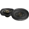 Pioneer TS-A6980F innebygd høyttaler 6x9 tommer, 4-veis, 650 W svart, 4-veis, 650 W, 100 W, 4 ohm (O), 90 dB, ferritt