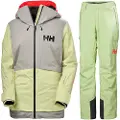 Helly Hansen Powchaser 2.0, Skijakke, Dame, Iced Matcha