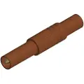 Sks Hirschmann LAS S G Sikkerhedslamelstik Stik, lige Stift-diameter: 4 mm Brun 1 stk