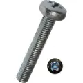 Dresselhaus 0470/001/02 3x6, Skru, Sinkbelagt stål, M3, Panorama-hode, Metallisk, 6 mm
