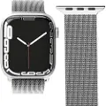 Vonmählen Milanese Loop, Band, Smartklokke, Sølv, Apple, Apple Watch 38 mm | 40 mm | 41 mm, Rustfritt stål
