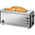 Unold Onyx 38915 Duplex - Brødrister - 2 skive - 2 Spor - rustfritt stål / svart