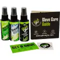 GloveGlu Essensielt X Vedlikehold Og Omsorg For Målvaktshansker Sett 50ml 3 Enheter