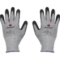 Toolcraft TO-5621604 HPPE-fiber , Polyester , Kunstfiber , Polyuretan Skærebeskyttelseshandske Størrelse (handsker): 8 EN 388 CAT II 1 Paar