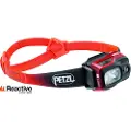 Petzl SWIFT RL, Hodebåndslommelykt, Sort, Oransje, Hvit, Knapper, IPX4, Batterinivå, CE, UKCA