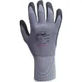 OTTO SCHACHNER Ninja Maxim handske Str 11 - Nylon/spandex, halvdyppet, grå m/sort nitril belægning