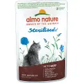 Almo Nature Sterilised - 6 x 70 g storfekjøtt