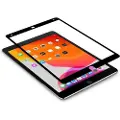 Moshi iVisor - Skjermbeskyttelse for nettbrett - rammefarge hvit - for Apple 10.2-inch iPad (7. generasjon, 8. generasjon, 9. generasjon)