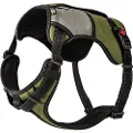 Rukka Mission Harness, oliven - Str L: 70 - 80 cm Brystomfang, 25 mm bred