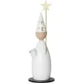 Star Trading Star TradingLysestake Lucia Classic høyde 33 cmHvitAdventsstakerFra Homeroom
