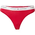 Tommy Hilfiger for woman. UW0UW03835 Thong with logo on waistband red (L), Homewear, Cotton
