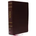 Thomas Nelson NKJV Study Bible, Bonded Leather, Burgundy, Full-Color, Thumb Indexed, Comfort Print