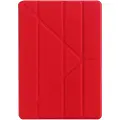 Mtp Products iPad 10.2 2019/2020/2021 Origami Stand Folio-etui - Rød