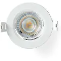 Nedis SmartLife Ceiling Light Wi-Fi Warm to Cool White Round Diameter: 52 mm 68 - 74 mm 360 lm 2700 - 6500 K IP20 Energy Class: F Android / IOS