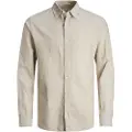 Jack & Jones Elinen Blend Skjorte Med Lange Ermer