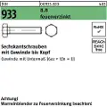 Lemvigh-Muller Stålsætskrue M16X35 FZV ISO 4017 8.8 - (50 stk.)