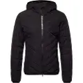 EA7 for man. 8NPB14_PNE1Z Premium Shield Hooded Foldable Down Jacket black (L), Casual, Polyester, Long sleeve
