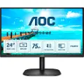 AOC B2 24B2XHM2, 60,5 cm (23.8), 1920 x 1080 piksler, Full HD, LCD, 4 ms, Sort