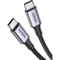 UGREEN - USB-kabel - 24 pin USB-C (hann) til 24 pin USB-C (hann) - 20 V - 5 A - 1.83 m - USB Power Delivery (100 W) - svart