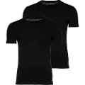 Ralph Lauren for man. 714835960001 Pack of 2 t-shirts Classic Crew black (S), Homewear, Cotton, Short sleeve