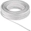Goobay 67744, Kobberkledd aluminium (CCA), 10 m, Hvit