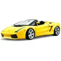 Bburago Lamborghini Gallardo Spyder, Sportsbil, Montert på forhånd, 1:18, Lamborghini Gallardo, Gult, Land vehicle model