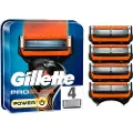 Gillette Proglide Power barberblad, 4-pakning