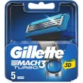 Gillette Mach3 Turbo 5 stk Barberblad