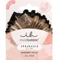 Invisibobble Sprunchie Slim – True Golden, Hårbånd, Sort, Bronse, Monokromatisk, Voksne, 2 stykker