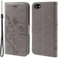 Mtp Products iPhone 7/8/SE (2020)/SE (2022) Butterfly Series Lommebok-deksel - Grå
