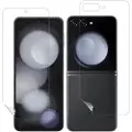 Mtp Products Samsung Galaxy Z Flip5 Full Cover PET Beskyttelsessett - Gjennomsiktig